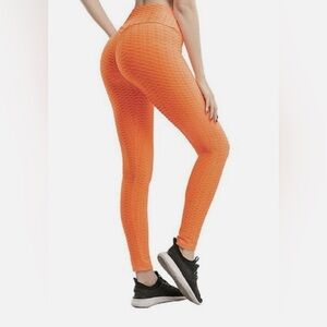 Women's High Waist Butt Yoga Pants Lifting Leggings Scrunch Ruched Size 2XL